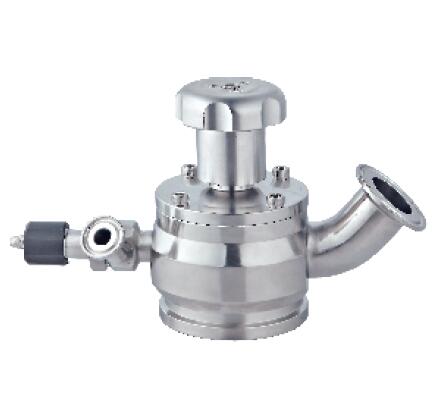 Manual radial tank bottom valve + disinfection